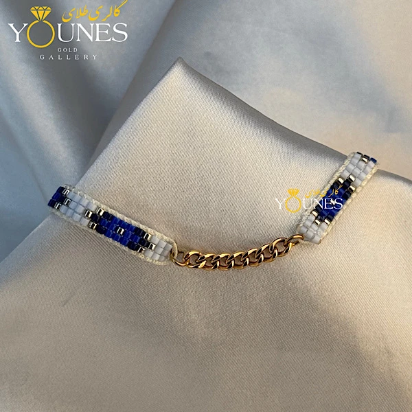 تصویر دوم دستبند کارتیر طلا میوکی باریک چشم